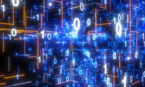 A Software, web development, programming concept. Abstract Programming 스톡 일러스트