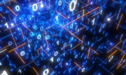 A Software, web development, programming concept. Abstract Programming Stockillustratie