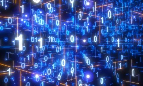 A Software, web development, programming concept. Abstract Programming Stock Illustration