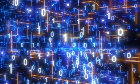 A Software, web development, programming concept. Abstract Programming Illustrazione stock