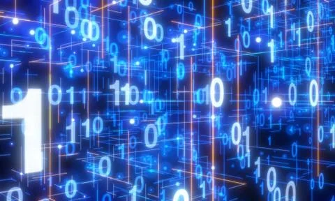 A Software, web development, programming concept. Abstract Programming Stockillustratie