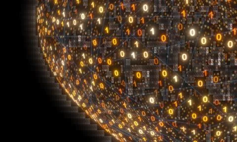 A Software, web development, programming concept. Abstract Programming Stock Illustration