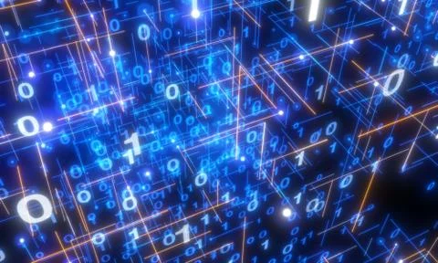 A Software, web development, programming concept. Abstract Programming Stock Illustration