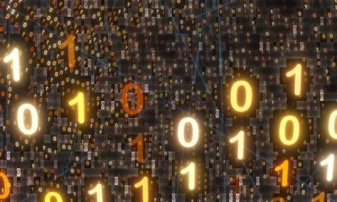 A Software, web development, programming concept. Abstract Programming Stock Illustration