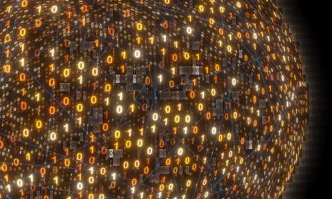 A Software, web development, programming concept. Abstract Programming Stock Illustration