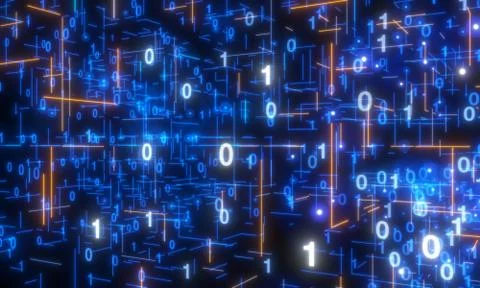 A Software, web development, programming concept. Abstract Programming 库存插图