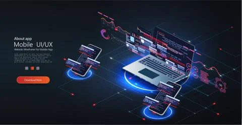 Software, web development, programming concept. Programming, testing cross 스톡 일러스트