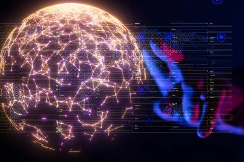 A Software, web development, programming concept. Abstract Programming Stock Photos