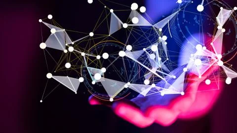 A Software, web development, programming concept. Abstract Programming Foto stock