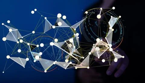 A Software, web development, programming concept. Abstract Programming Foto stock