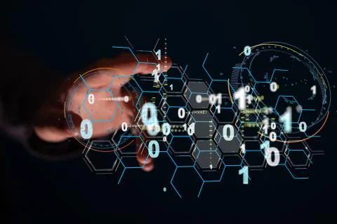 A Software, web development, programming concept. Abstract Programming Stock Photos