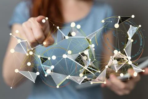 A Software, web development, programming concept. Abstract Programming Foto stock