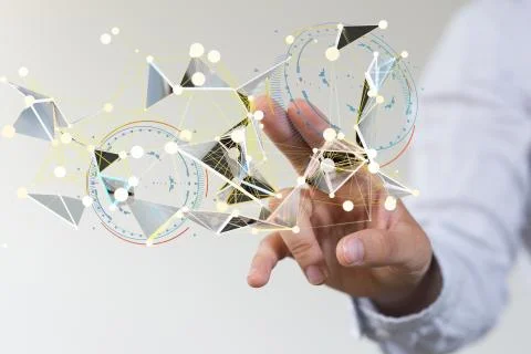 A Software, web development, programming concept. Abstract Programming Foto stock