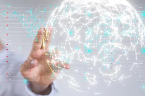 A Software, web development, programming concept. Abstract Programming Stock Photos