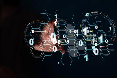 Software, web development, programming concept. Abstract Programming Stock Photos