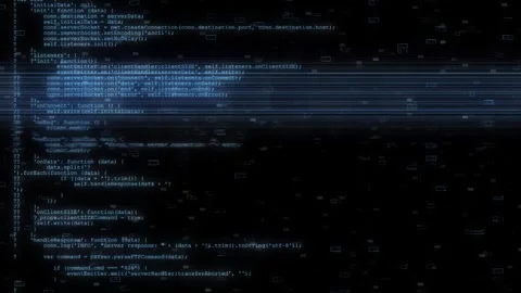 Software, web development, programming matrix code concept. g language program Stock Footage 278711268