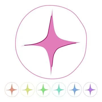 Software y2k shape vector cartoon graphic 库存插图