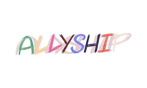 Sogan of Allyship vector illustration. For printing on any surface for divers Stock Illustration