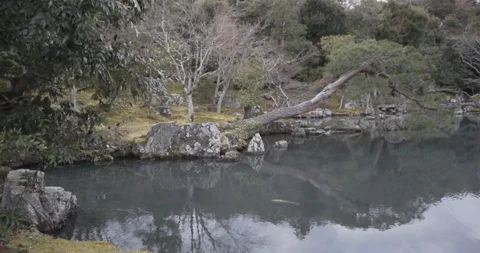 Sogenchi Garden at Tenryu-ji Temple Stock Footage 87138451