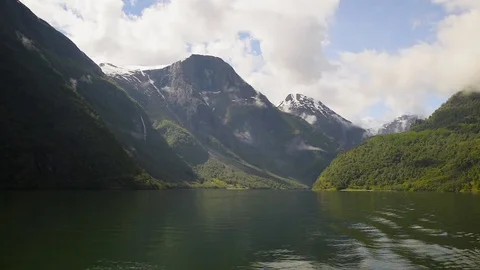 Sognefjord Stock Footage 76688288