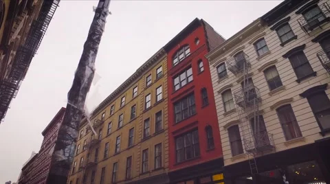 SOHO buildings in NYC Stock Footage 62782309