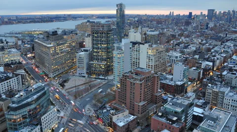 SoHo NYC timelapse HD Stock Footage 47561604