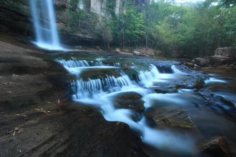 Soi Sawan waterfall Stock Photos