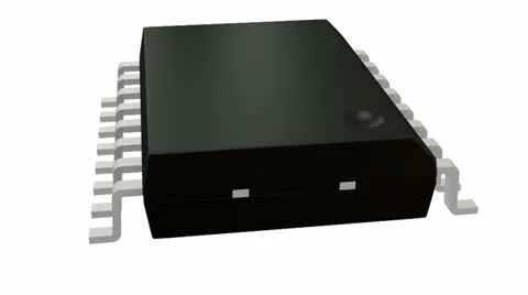 SOIC16W Electronic Component Stock Footage 22751593