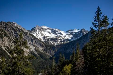 Soiernspitze mountain Stock Photos