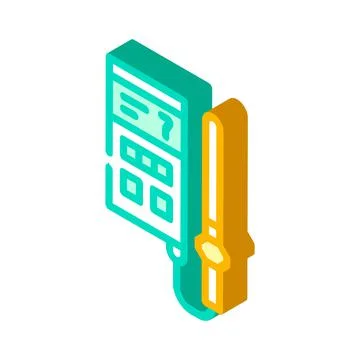 Soil analyzer device isometric icon vector illustration Stock Illustration