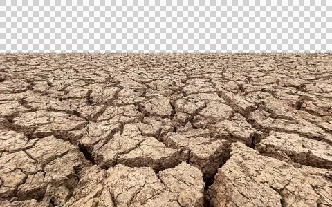 Soil arid texture transparency background.. Stock Photos