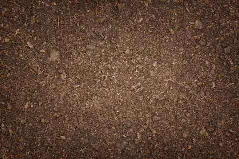 Soil background with dark borders Stock Photos