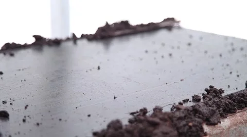 Soil blocks ready to seed Stock Footage 64714082