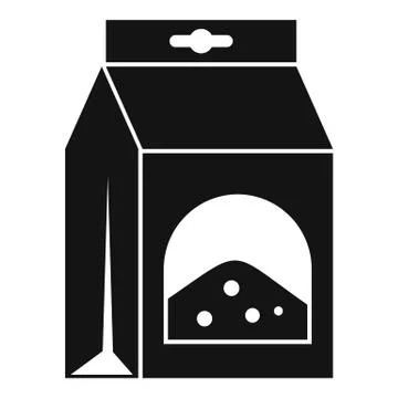 Soil box icon, simple style Stock Illustration
