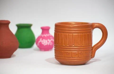 Soil Brown Tea Cup Stock Photos