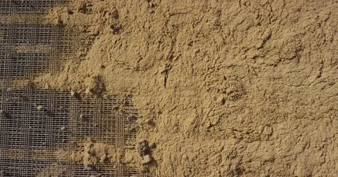 Soil, clay moving on conveyor separator. Sand, gravel, separation and refinement Stock Footage 82245812