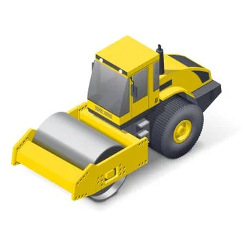 Soil compactor icon Stock Illustration