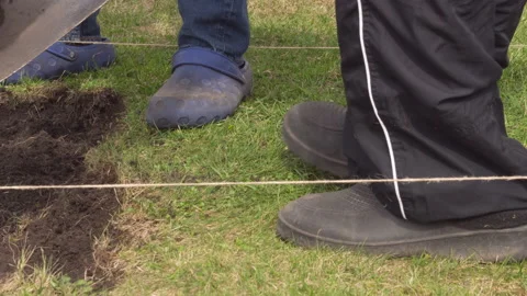 Soil cultivation in spring Stock-Footage 204809070