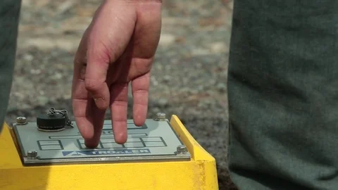 Soil density test Stock Footage 77048230