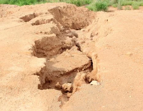 Soil erosion Stock Photos