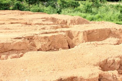 Soil erosion Stock Photos