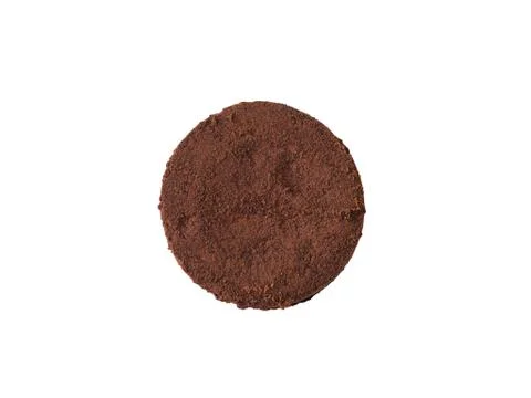 Soil isolated on white background with clipping path Stock Photos