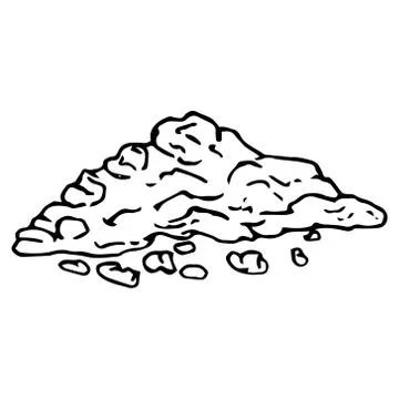 Soil land icon. Stock Illustration