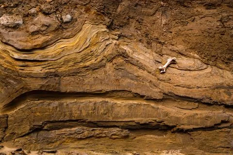 Soil layers Stock Photos