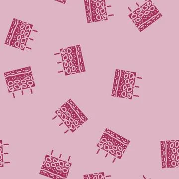 Soil permeability hydrogeologist glyph vector seamless pattern 스톡 일러스트