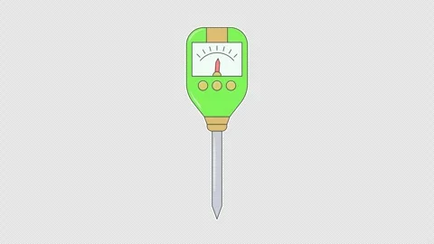 Soil pH meter Vídeo Stock 335514396