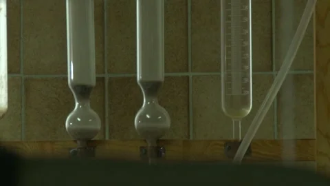 Soil samples for testing in the laboratory. Video stock 153813766