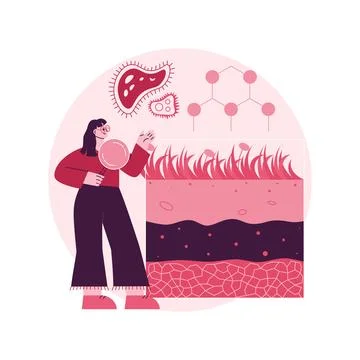 Soil science abstract concept vector illustration. Stock Illustration