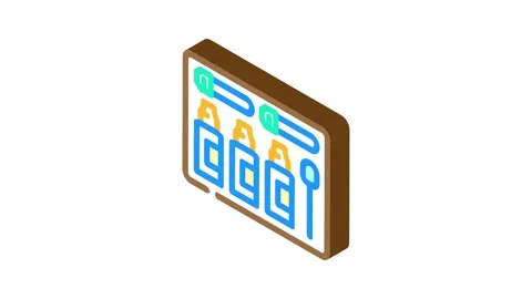 Soil test kit garden tool isometric icon animation Stock Footage 327293520