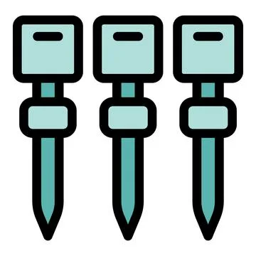 Soil testing probes showing acidity and humidity levels 스톡 일러스트